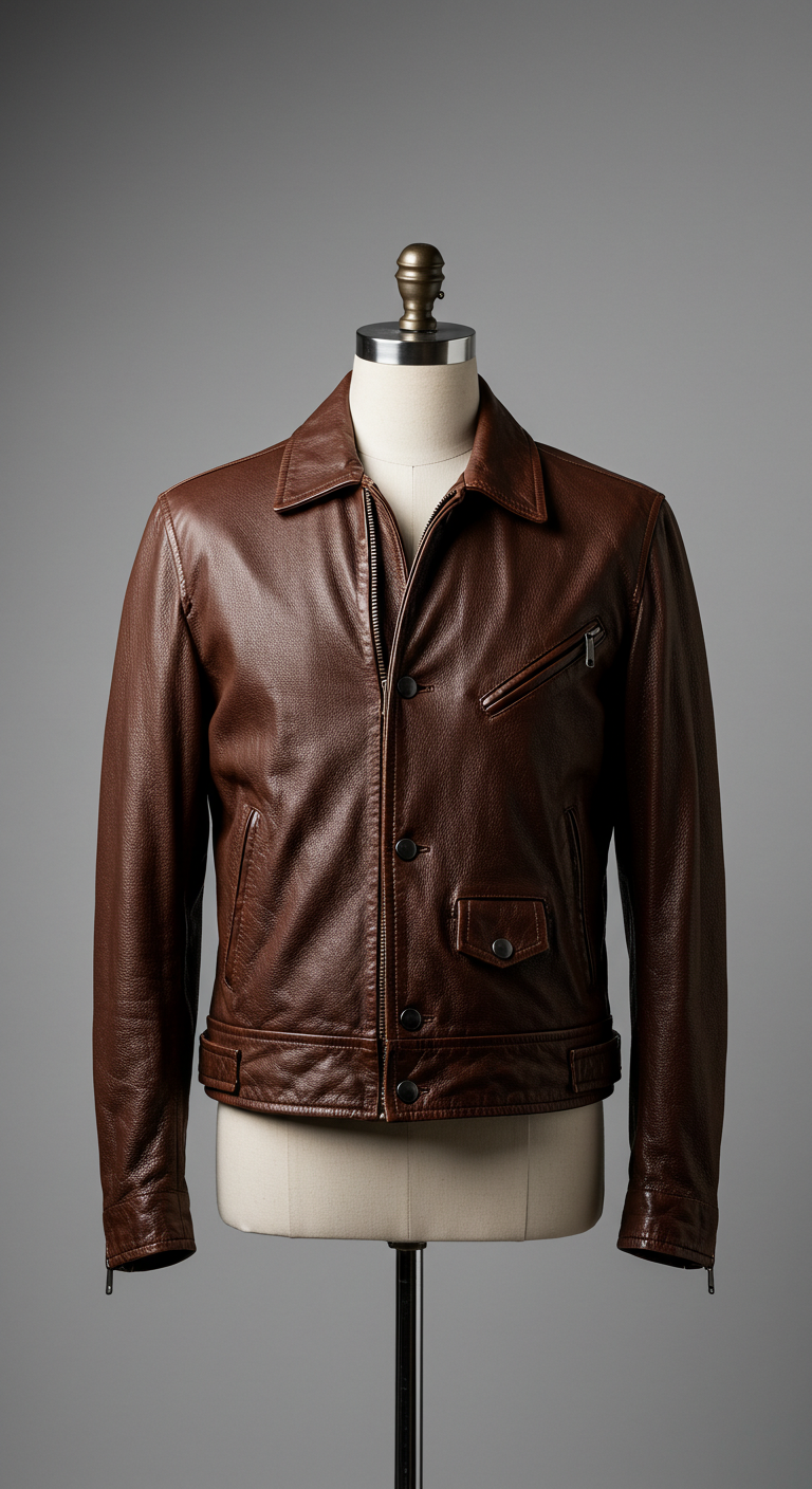 Mens Brown Leather Jackets