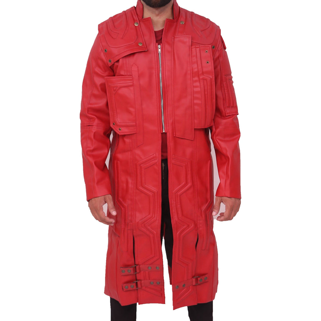 Guardian Of the Galaxy 2 Star Lord Trench Leather Coat