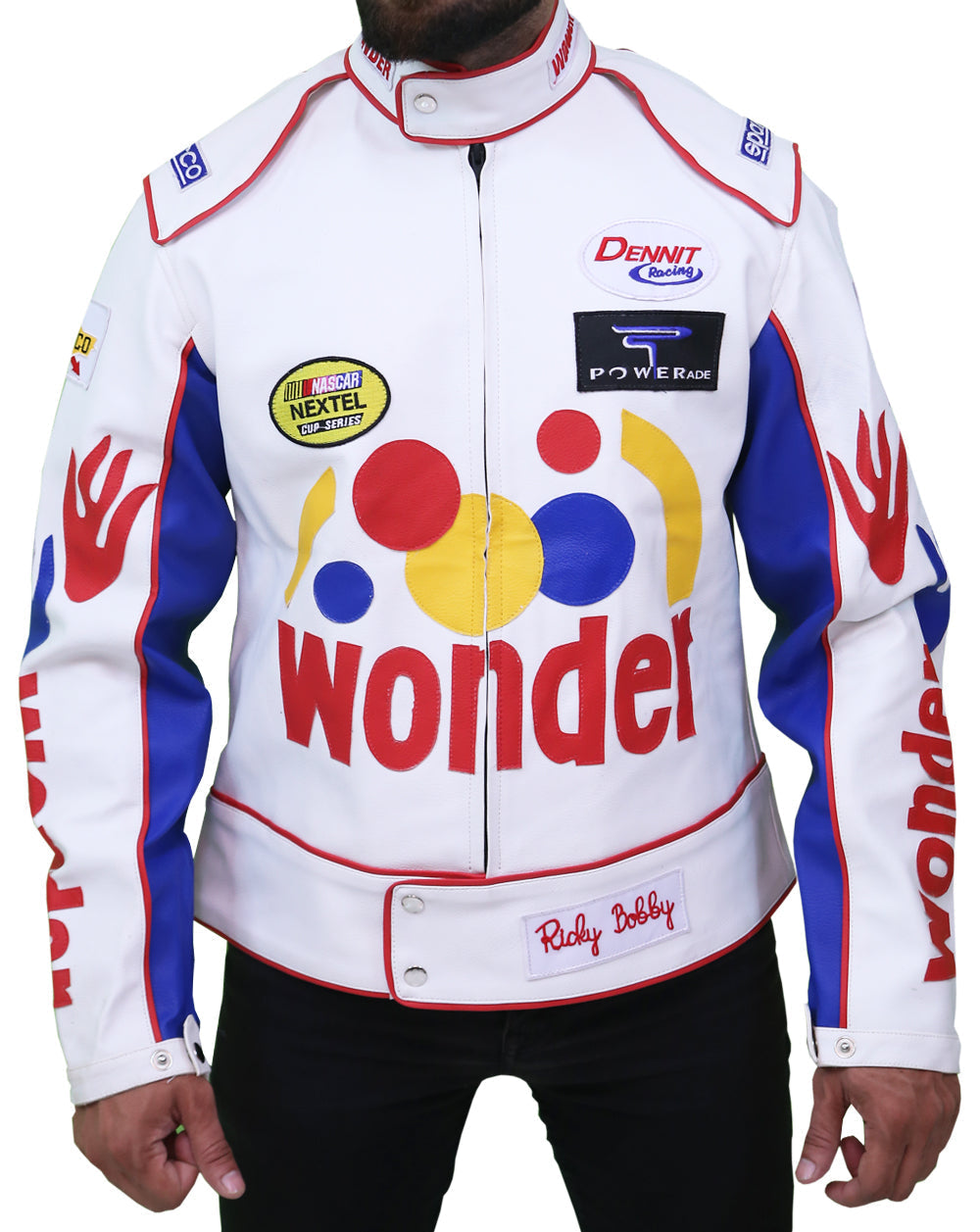 Ricky Bobby Wonder Bread Leather Jacket