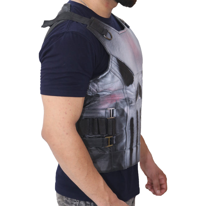Thomas Jane Punisher Tactical Leather Vest