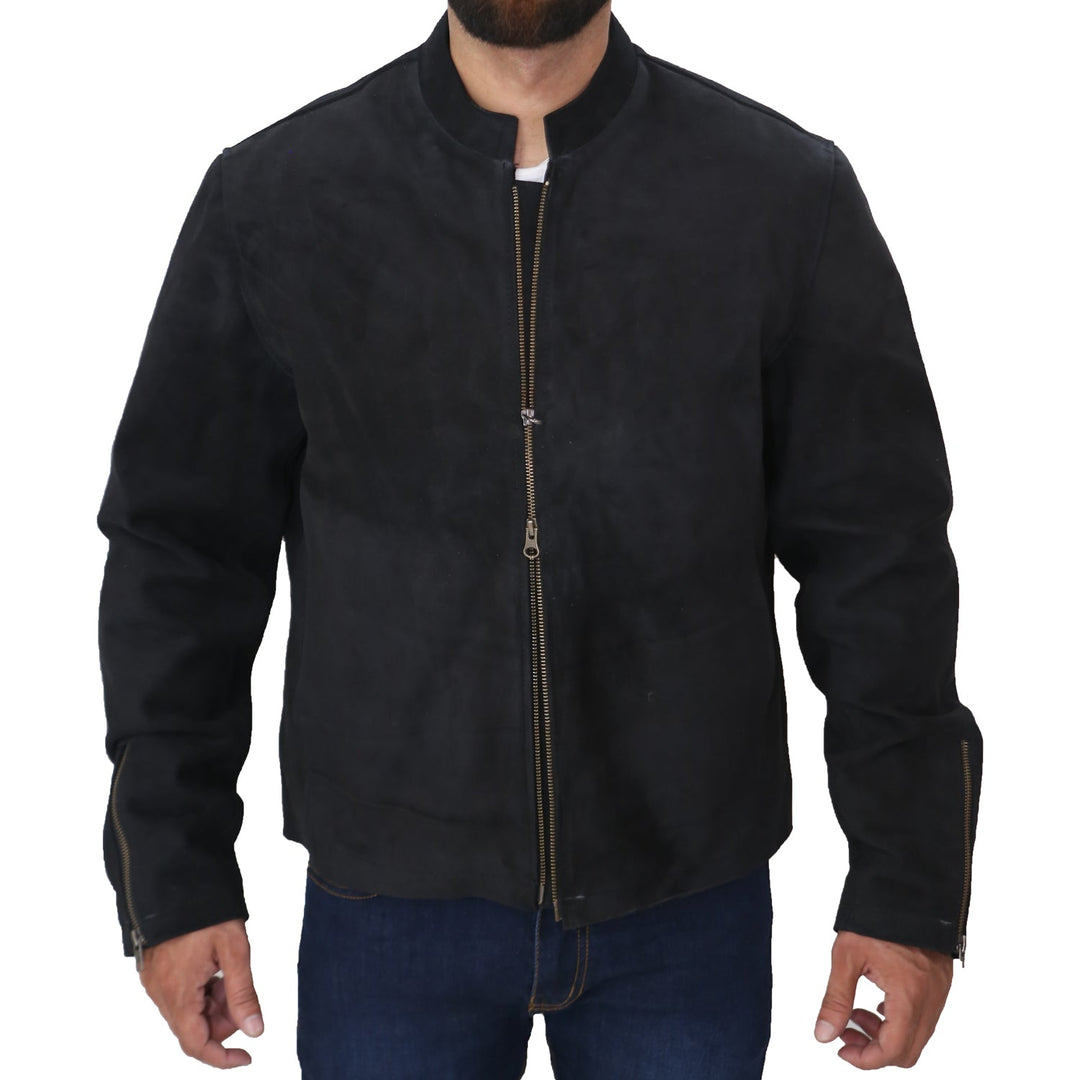 James Bond Spectre Morocco Black Leather Jacket