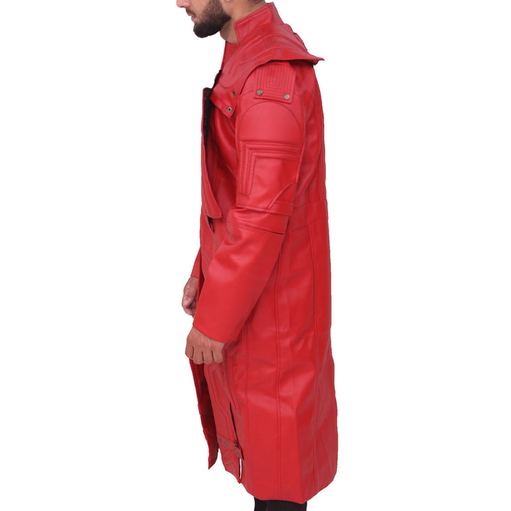Guardian Of the Galaxy 2 Star Lord Trench Leather Coat