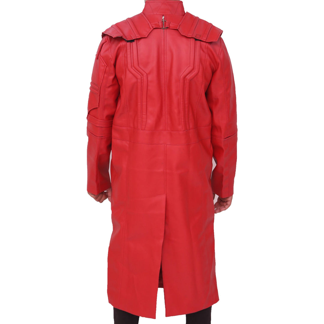 Guardian Of the Galaxy 2 Star Lord Trench Leather Coat