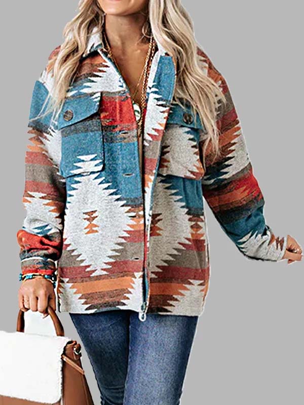 Heartland Amy Fleming Aztec Shirt Jacket