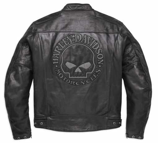 Harley Davidson Reflective Skull Leather Jacket