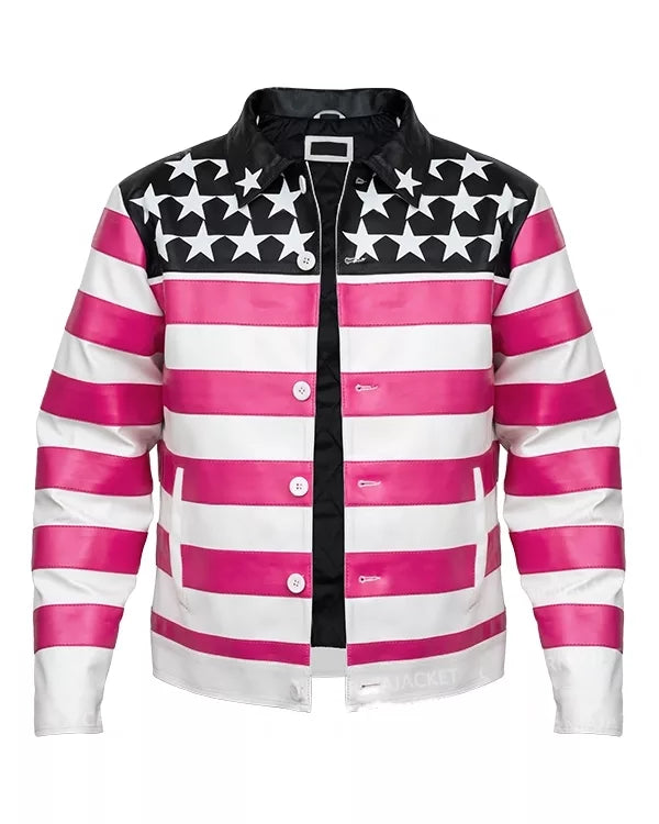 Lil Uzi Vert Pink Tape Jacket