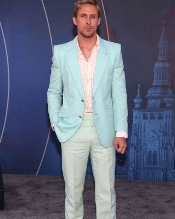 Barbie 2023 Ryan Gosling Blue Blazer