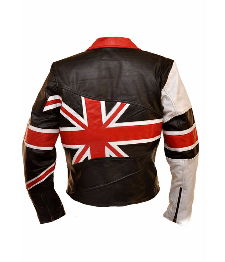 Union Jack British Flag Leather Jacket