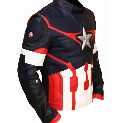 Captain America Civil War Dark Leather Jacket