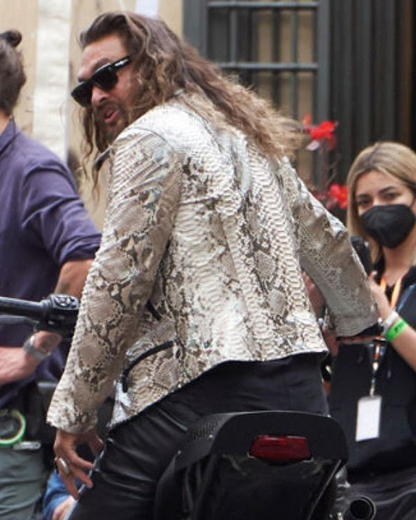 Fast X 2023 Jason Momoa Snake Print Jacket