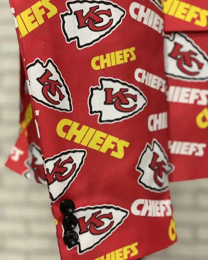 Kansas City Chiefs Blazer close-up