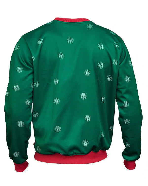 Back View of Guardians of the Galaxy Holiday Drax Christmas Sweater