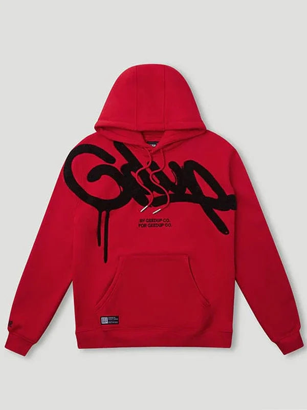 black and red geedup hoodie​