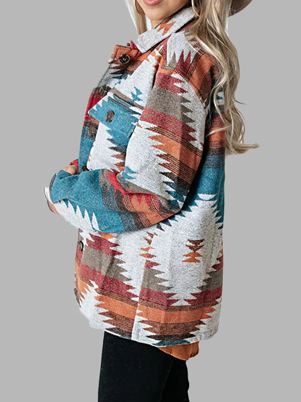 Heartland Amy Fleming Aztec Shirt Jacket