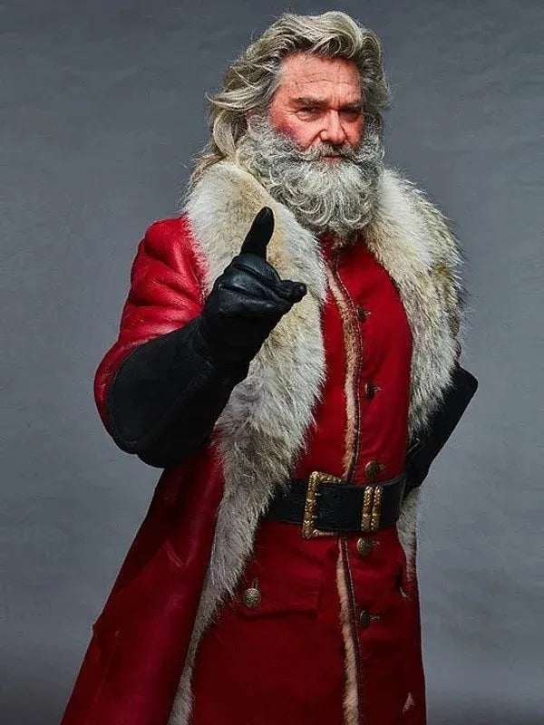 Front View of The Christmas Chronicles Santa Claus Coat