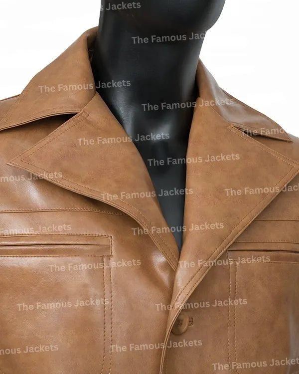 Matthew Mcconaughey Brown Jacket Collar