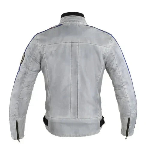 Men’s Textile White Jacket