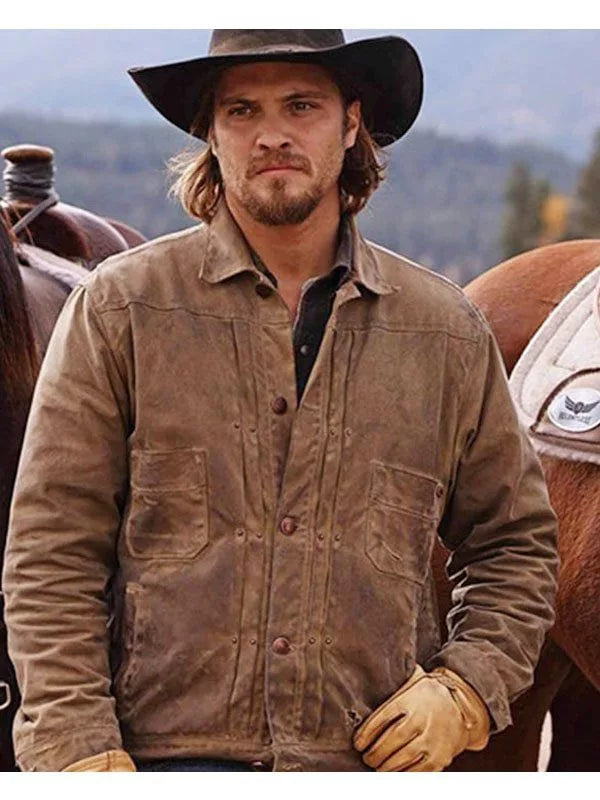 Yellowstone Kayce Dutton Brown Leather Jacket