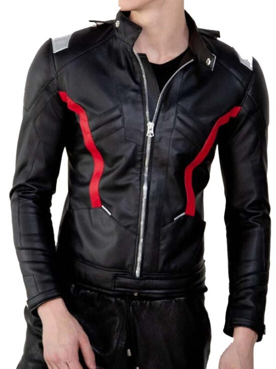 Mens Soldier 76 Jet Black Jacket