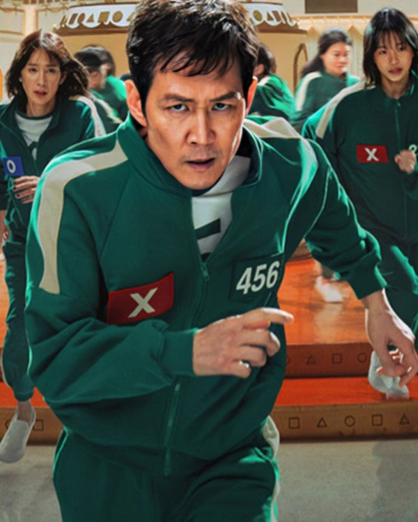 TV-Series Squid Game Participants Green Tracksuit