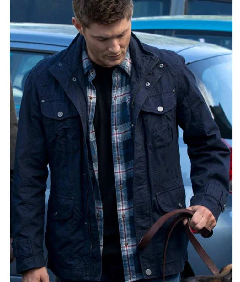 Supernatural Dean Winchester Navy Blue Jacket