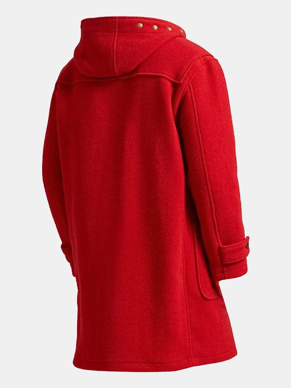 The Man with the Bag Arnold Schwarzenegger Red Coat