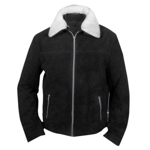 The Walking Dead Rick Grimes Black Suede Jacket