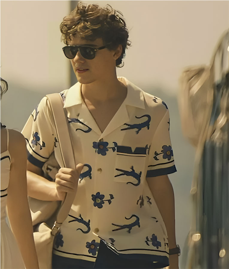 The White Lotus S03 Lochlan Alligator Shirt