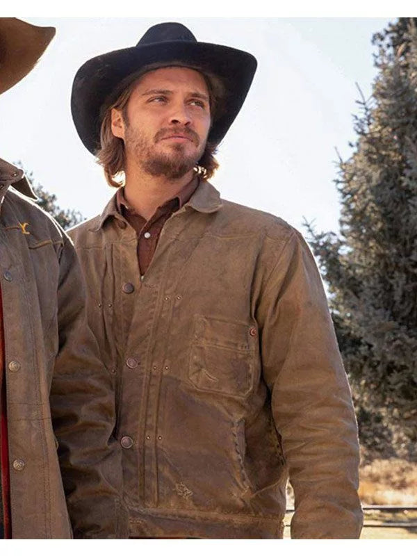 Yellowstone Kayce Dutton Brown Leather Jacket