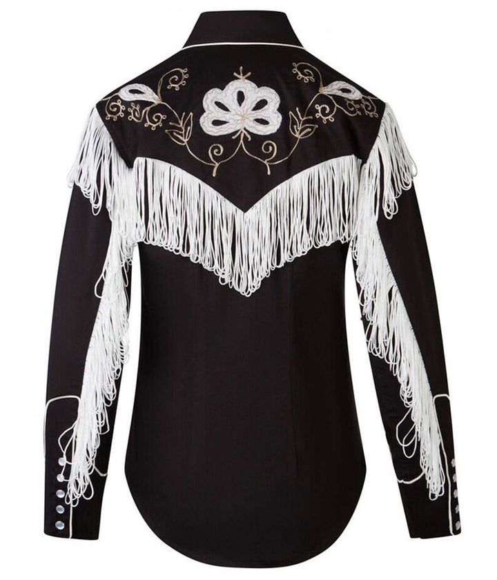 Barbie 2023 Ryan Gosling Black Fringe Shirt