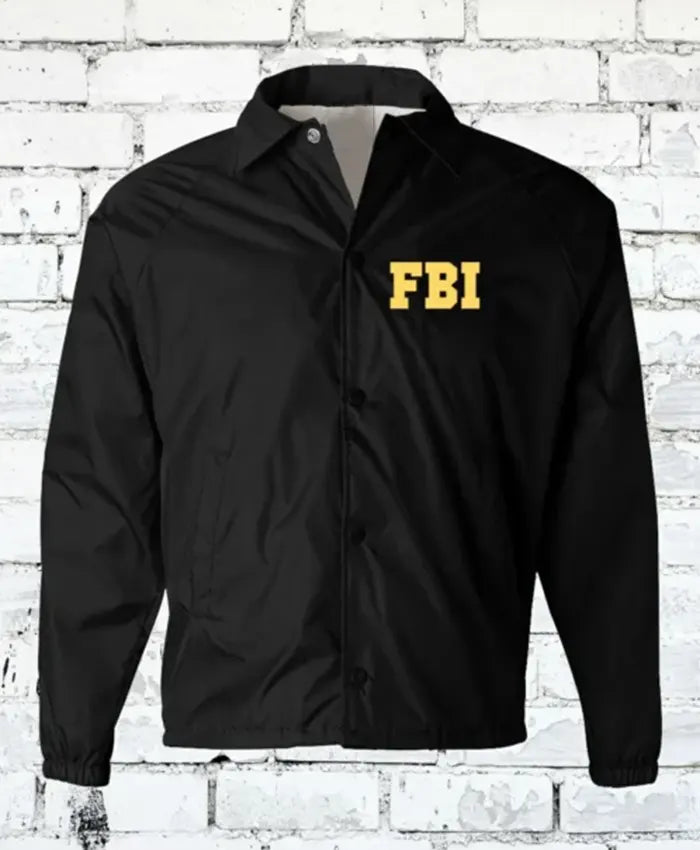 black fbi jacket​