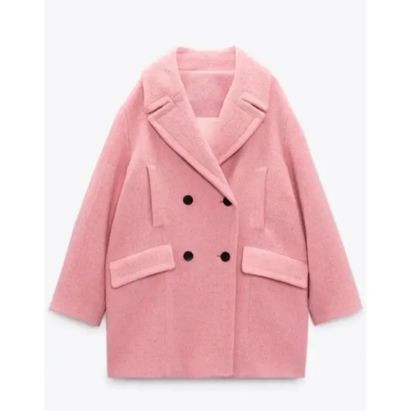 Wednesday Enid Sinclair Pink Coat