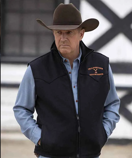 Yellowstone John Dutton Black Vest