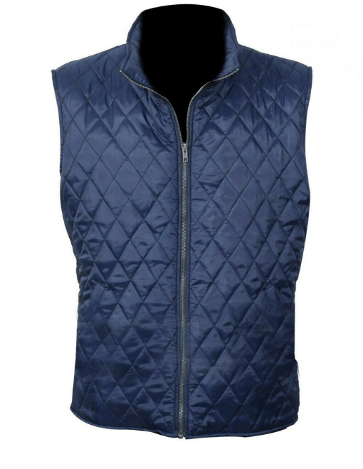Yellowstone John Dutton Quilted Blue Vest