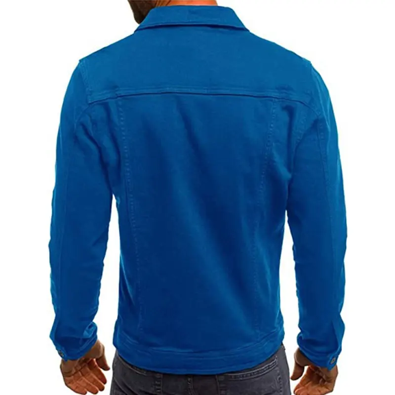 Mens Royal Blue Denim Jacket