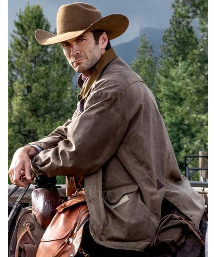 Yellowstone Jamie Dutton Brown Leather Jacket