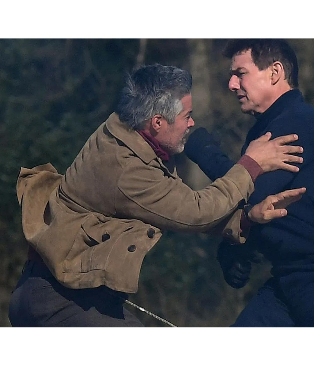 Mission Impossible 7 Esai Morales Brown Jacket