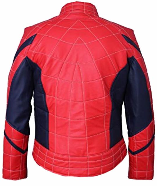 Tom Holland Spiderman Leather Jacket