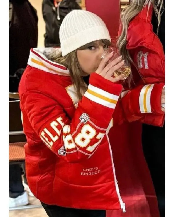 Taylor Swift Kelce 87 Puffer Jacket