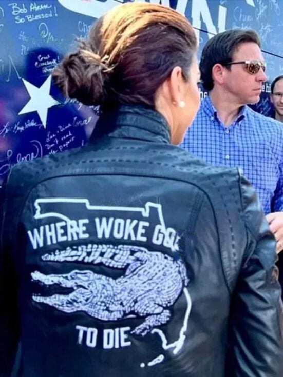 Casey Desantis Black Leather Jacket